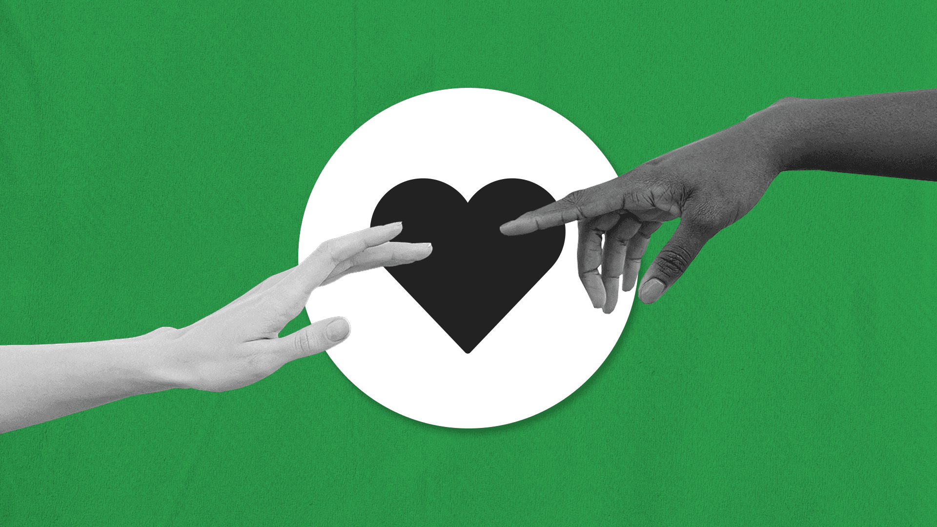 Two hands reaching out with their fingers to touch. Two hands reaching out with their fingers to touch.