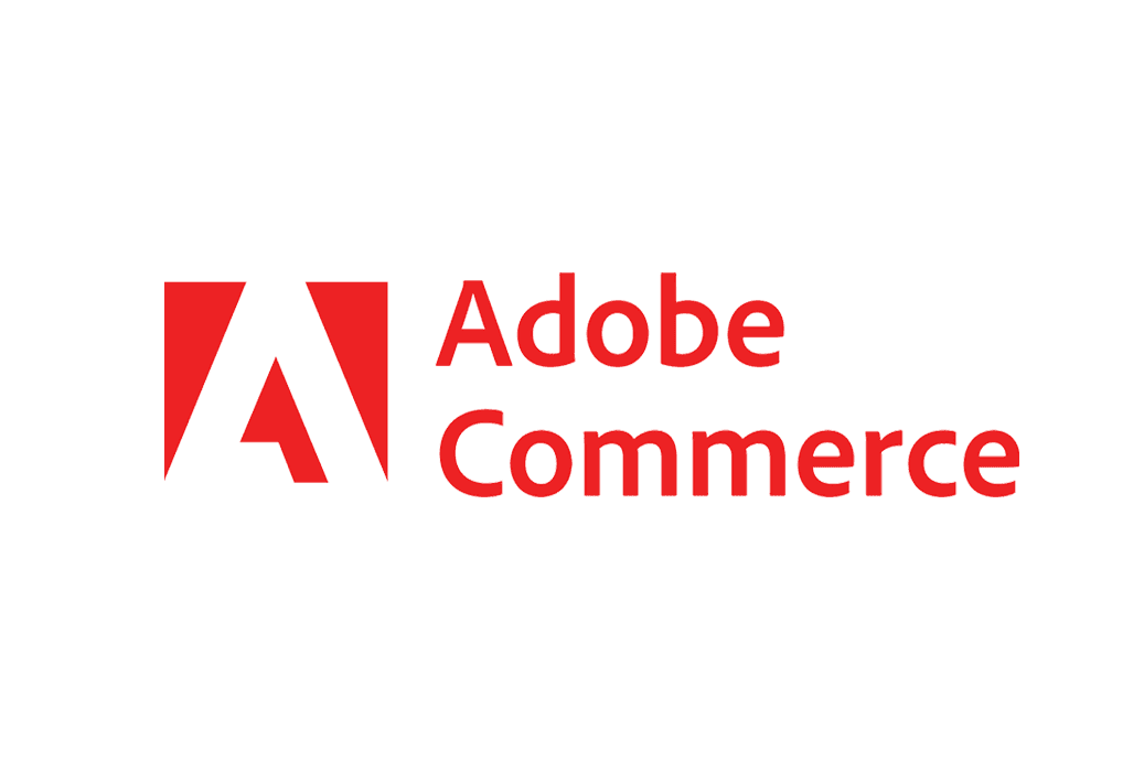 Adobe Commerce on a white background. Adobe Commerce on a white background.