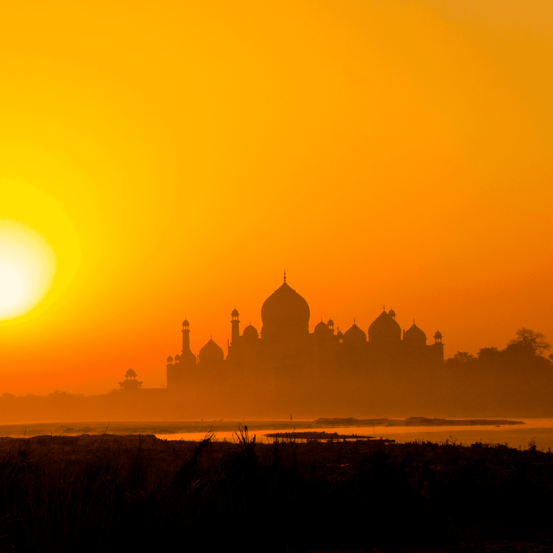 An image of a significant cultural site in India. An image of a significant cultural site in India.