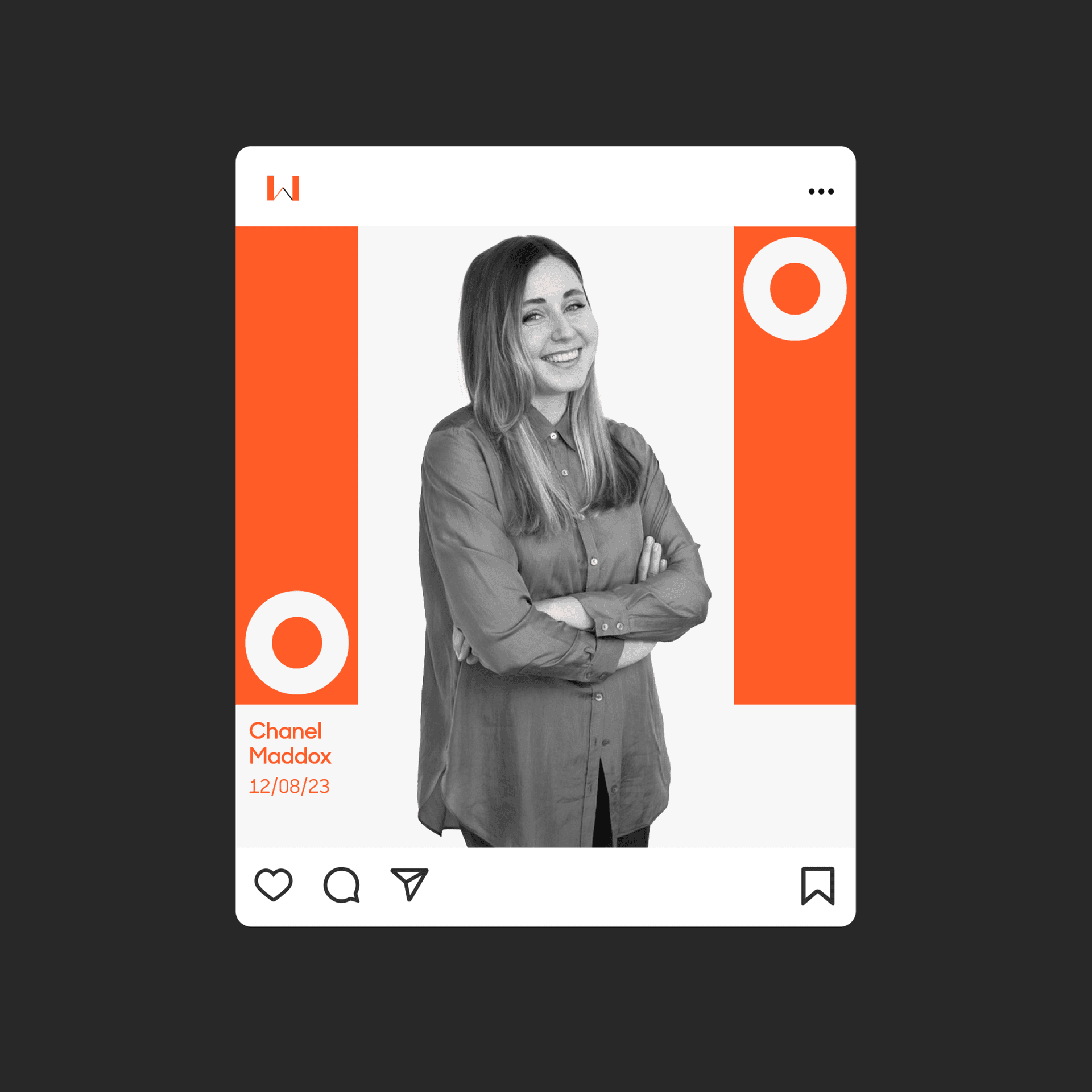 Mock up on an Instagram post promoting an Only on Wednesdays event Mock up on an Instagram post promoting an Only on Wednesdays event