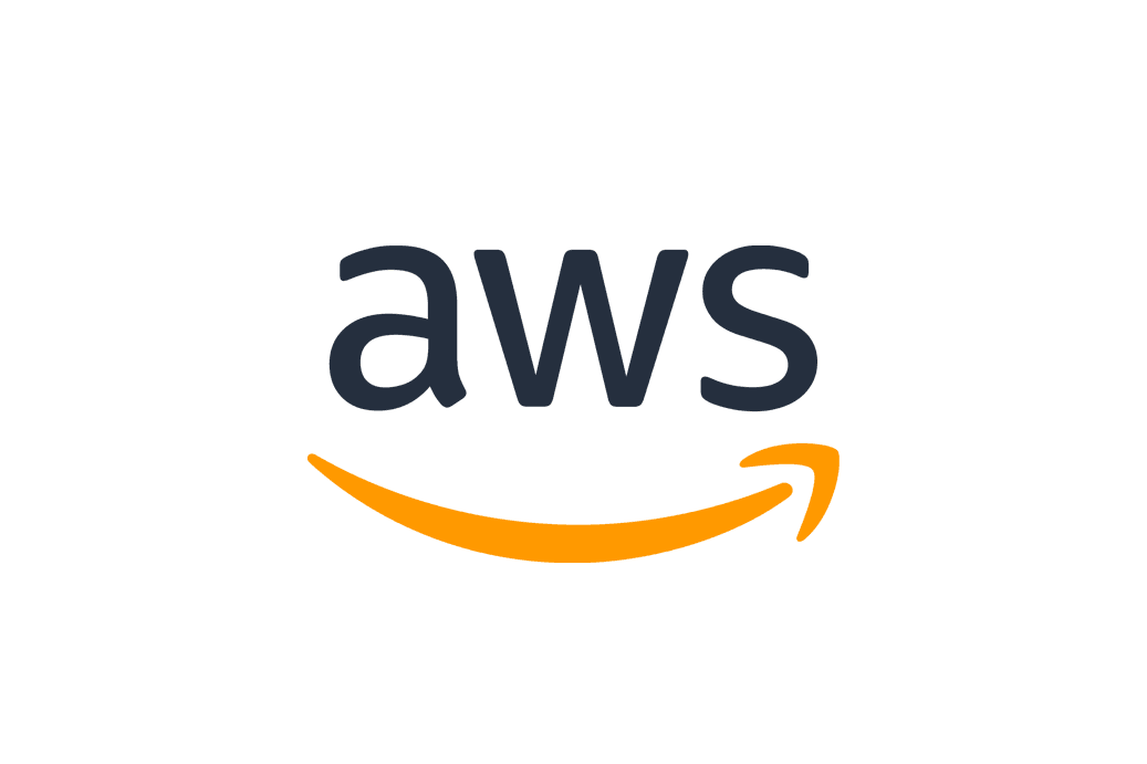 Amazon Web Services logo on a white background. Amazon Web Services logo on a white background.