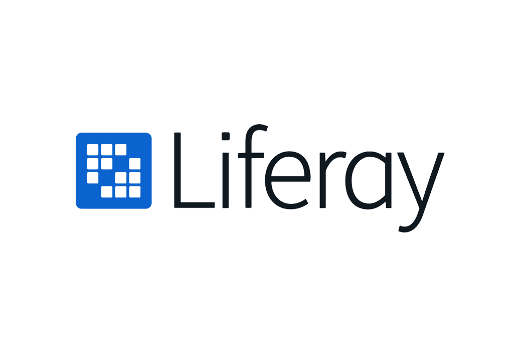 Liferay logo on a white background. Liferay logo on a white background.