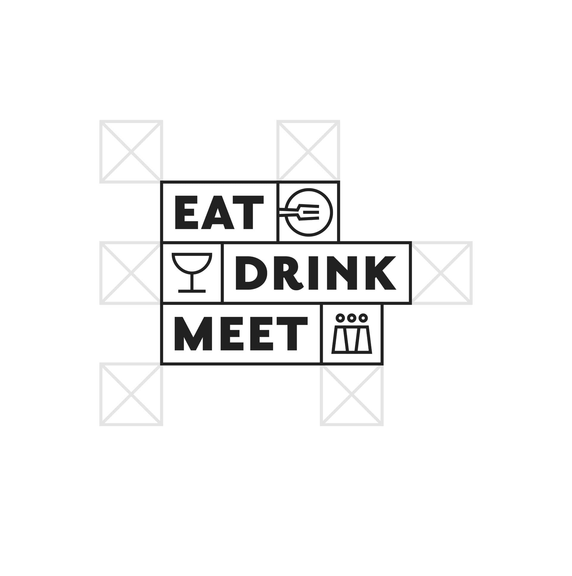 Eat Drink Meet logo Eat Drink Meet logo