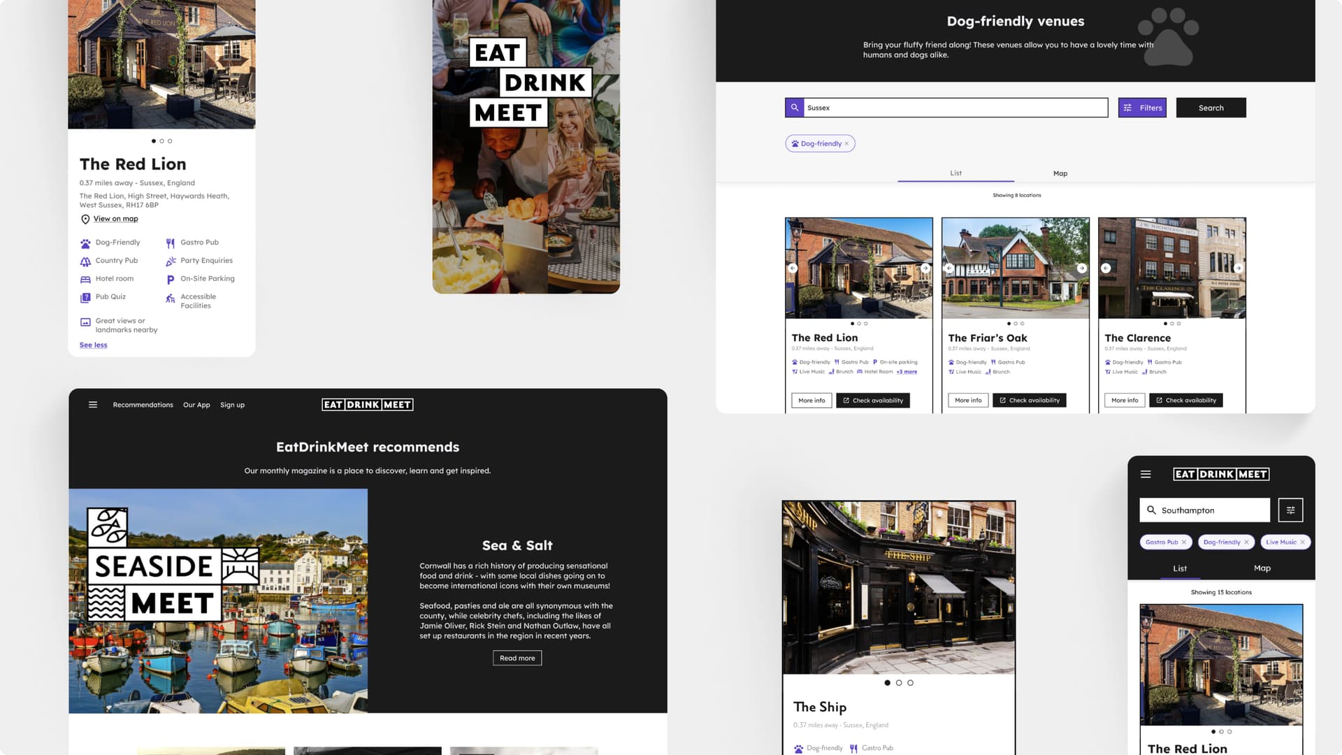 Examples of the bran identity across mobile, desktop and tablet. Examples of the bran identity across mobile, desktop and tablet.