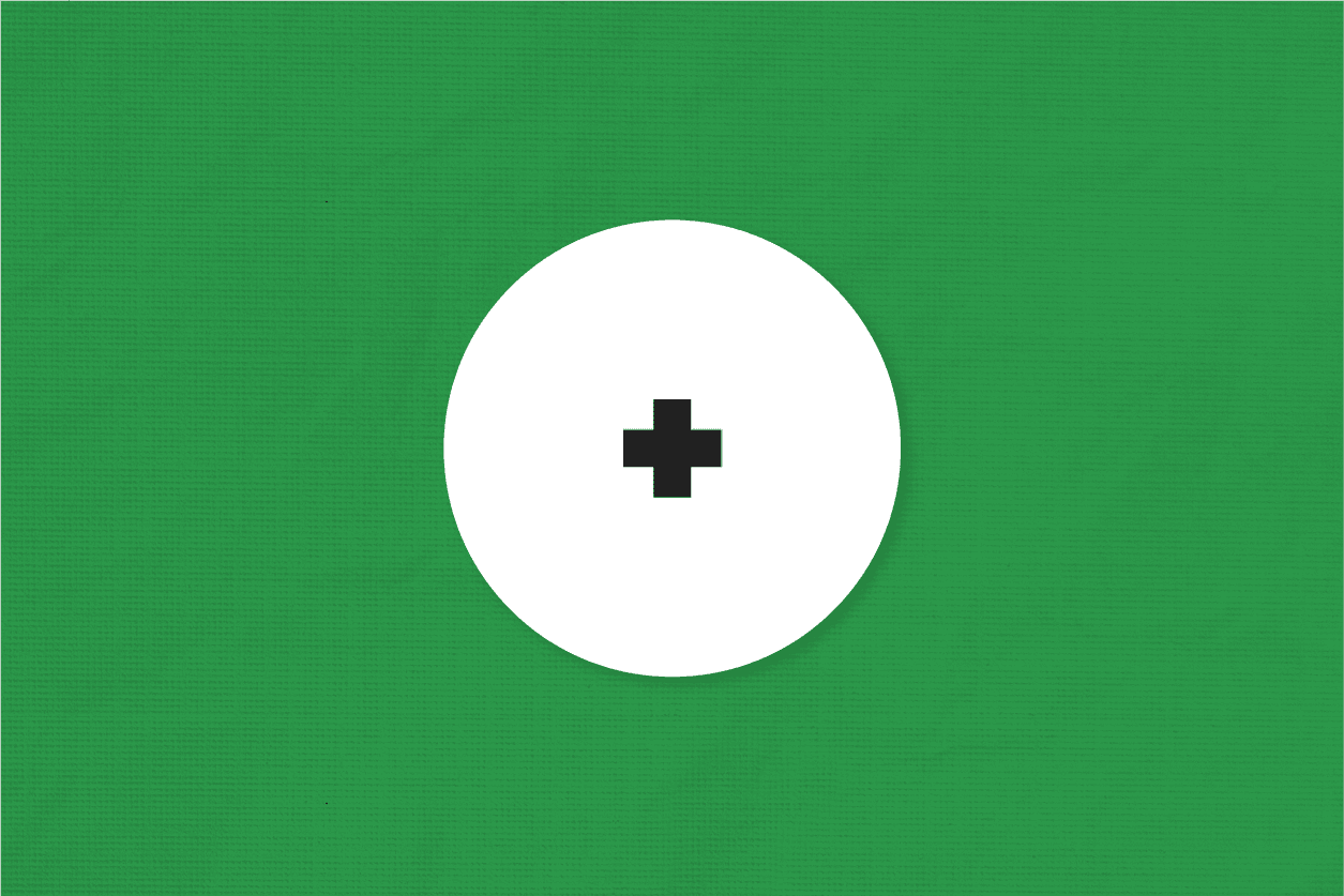 A circle containing a plus sign. A circle containing a plus sign.