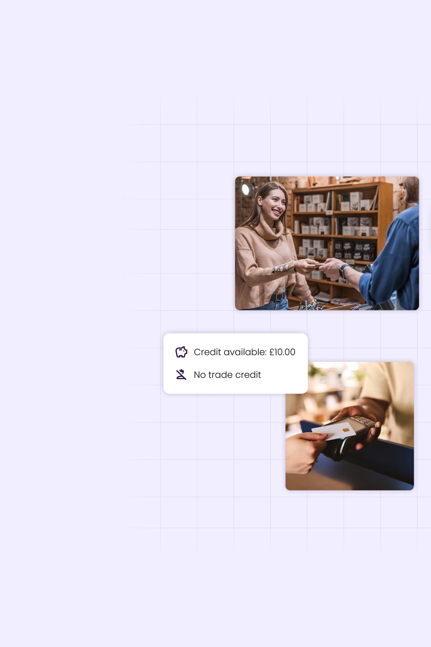 Image of shop interactions in modular tiles Image of shop interactions in modular tiles