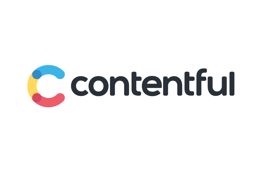 Contentful logo on a white background. Contentful logo on a white background.