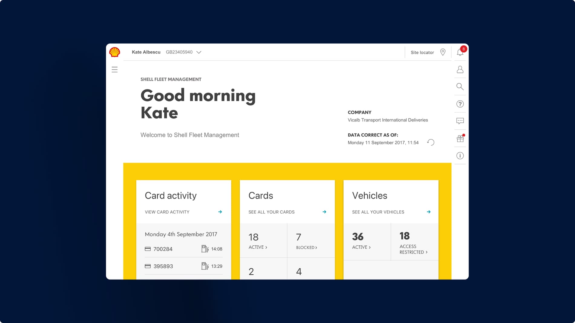 Shell Fleet Hub | Foolproof